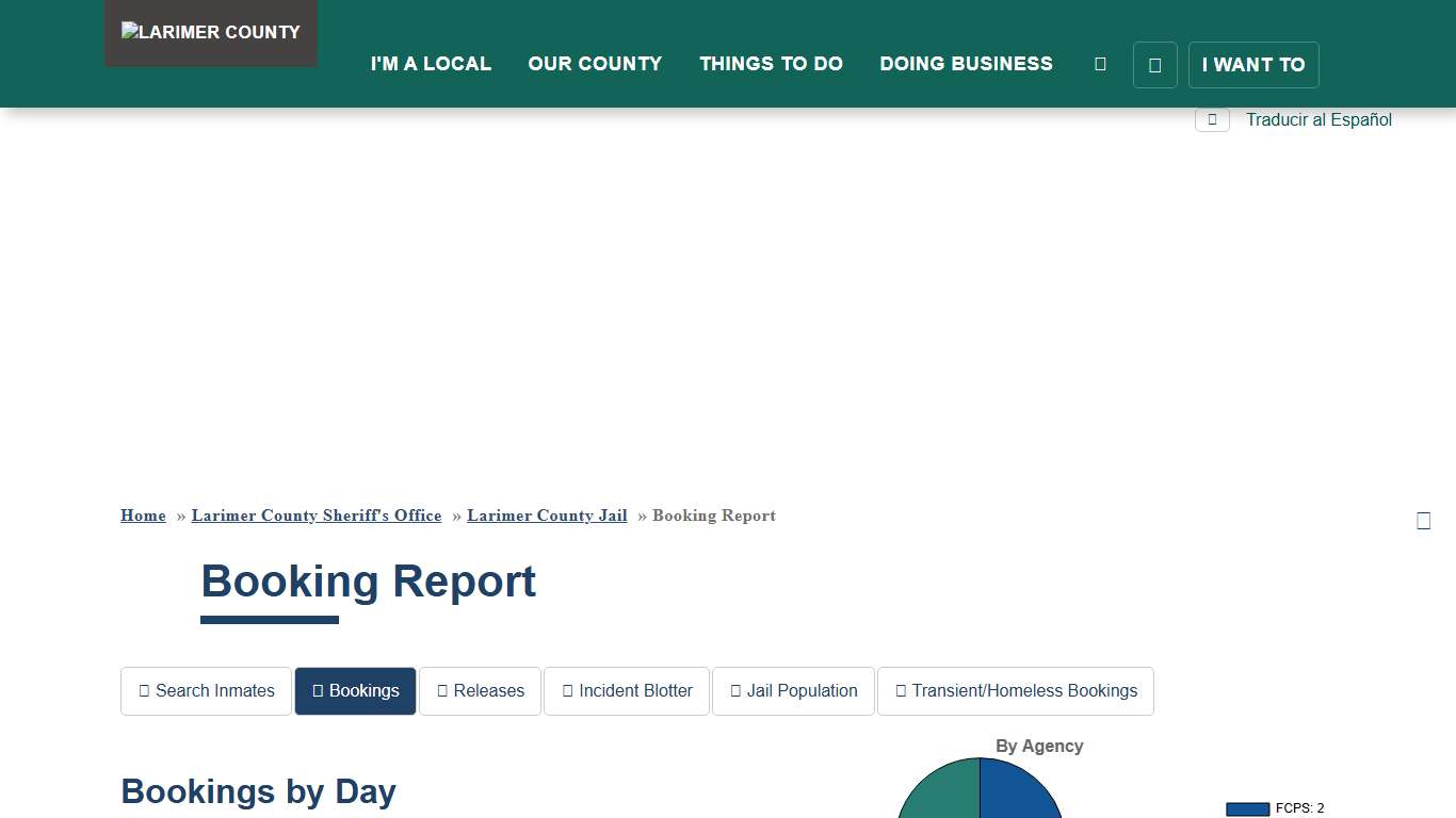 Booking Report Larimer County